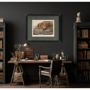 Burning of the New York Crystal Palace_ on Tuesday Oct 5th 1858 1858 — Framed Wall Art Room View | Bella Frye