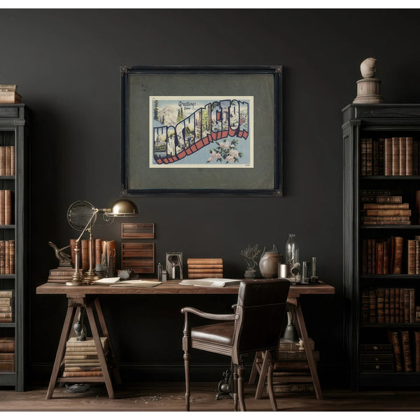 Washington — Framed Wall Art Room View | Bella Frye