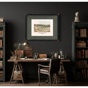 Camp Andrew 17th Rgt Mass V Stewarts Grove Baltimore Md 1861 — Framed Wall Art Room View | Bella Frye