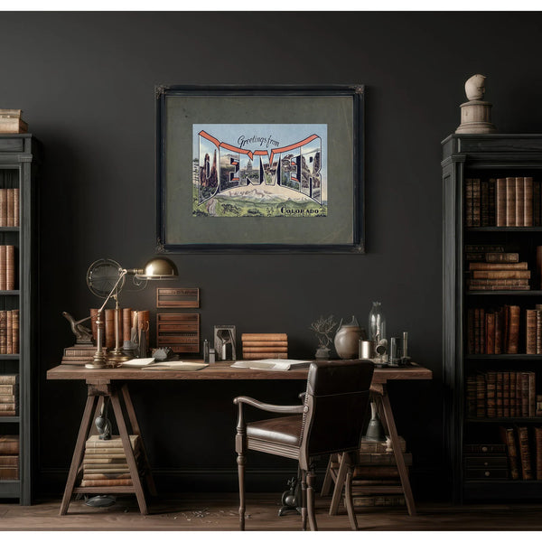 Colorado Denver — Framed Wall Art Room View | Bella Frye