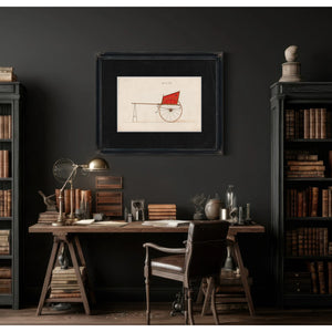 Mail Cart — Framed Wall Art Room View | Bella Frye