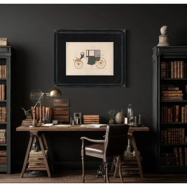 Design for Landaulet No 4211 — Framed Wall Art Room View | Bella Frye