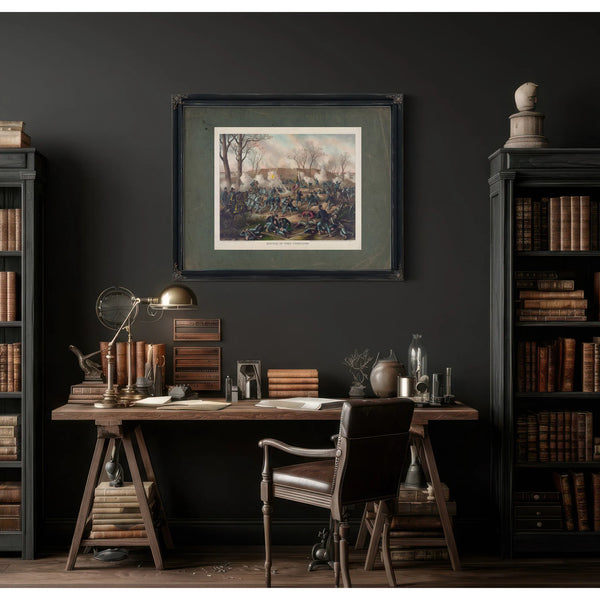 Battle of Fort Donelsoncapture of Generals Sb Buckner and His Army February — Framed Wall Art Room View | Bella Frye
