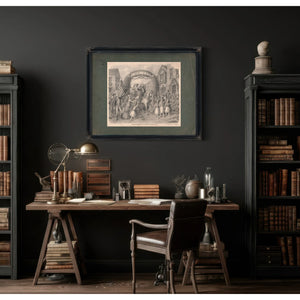 George Washington Entering Trenton 1789 197 — Framed Wall Art Room View | Bella Frye
