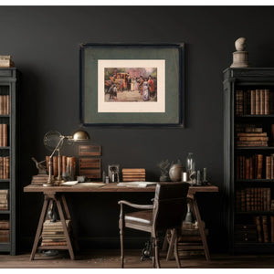 General Washington at Christ Church Easter Morning 1795 199 — Framed Wall Art Room View | Bella Frye