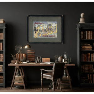 North Dakota Fargo — Framed Wall Art Room View | Bella Frye