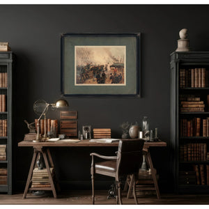Kearsarce and Alabama 1887 — Framed Wall Art Room View | Bella Frye