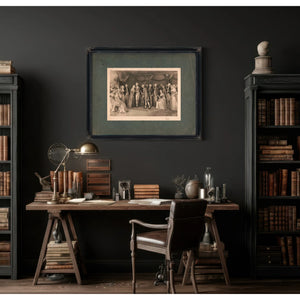 the Peace Ball at Fredericksburg Virginia 1896 — Framed Wall Art Room View | Bella Frye