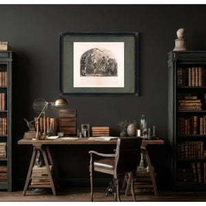 Last Words of Captain Nathan Hale the Hero Martyr of the American Revolution — Framed Wall Art Room View | Bella Frye