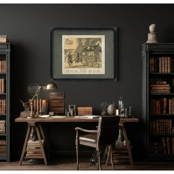 Barbara Frietchie 1896 — Framed Wall Art Room View | Bella Frye