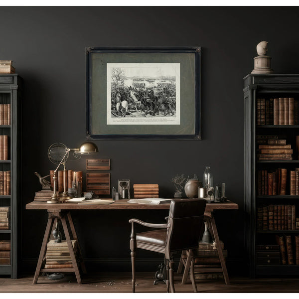 Battle of Pittsburgh Tenn April 7th 1862 1862 — Framed Wall Art Room View | Bella Frye