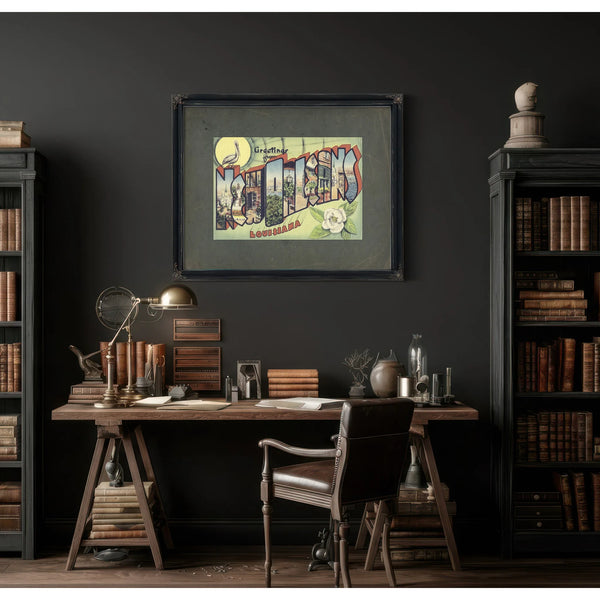 Louisiana New Orleans — Framed Wall Art Room View | Bella Frye