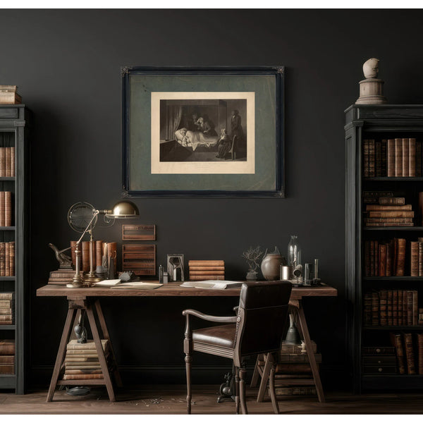 Last Moments of Washington 1864 — Framed Wall Art Room View | Bella Frye