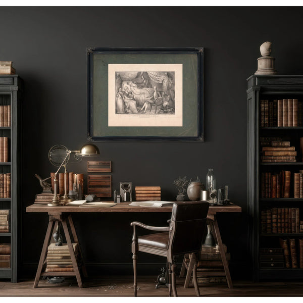 Death of Washington Dec 14 Ad 1799 1841 — Framed Wall Art Room View | Bella Frye