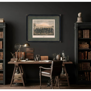 Lee and His Generals 194 — Framed Wall Art Room View | Bella Frye