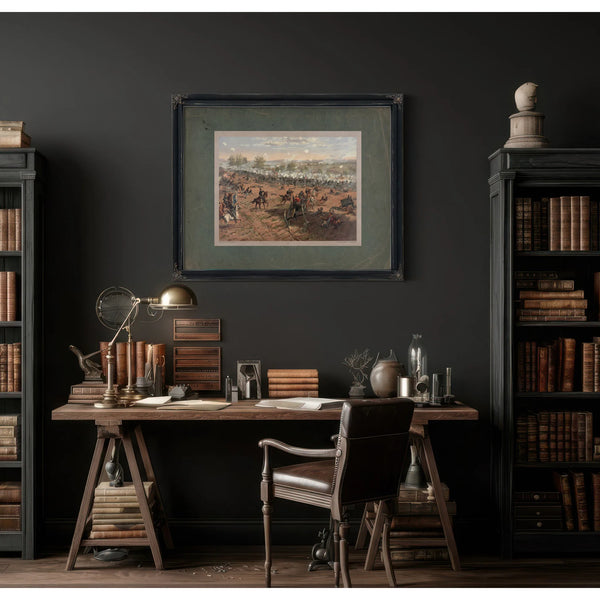Battle of Gettysburg 1887 — Framed Wall Art Room View | Bella Frye