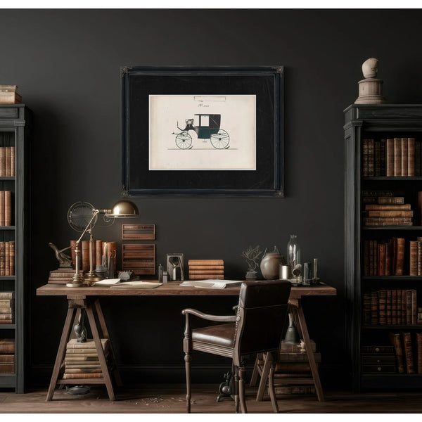 Design for Landaulet No 365 — Framed Wall Art Room View | Bella Frye