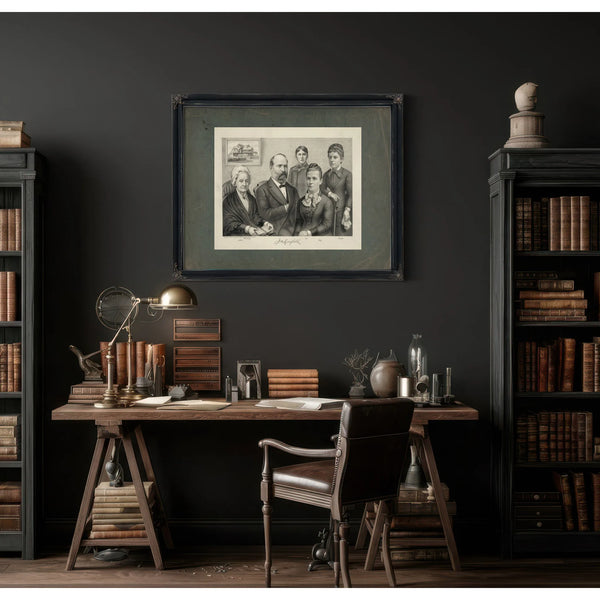 James Abram Garfield 1881 — Framed Wall Art Room View | Bella Frye