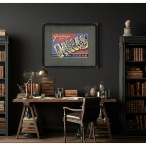 Texas Dallas — Framed Wall Art Room View | Bella Frye