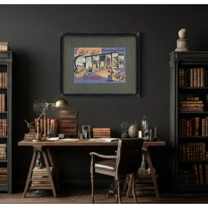 New Mexico Santa Fe — Framed Wall Art Room View | Bella Frye