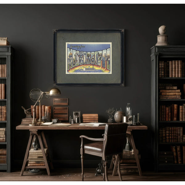 Mississippi — Framed Wall Art Room View | Bella Frye