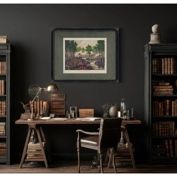Battle of Spottsylvaniaengagements at Laurel Hill Ny River Va May 8 to 18 1 — Framed Wall Art Room View | Bella Frye