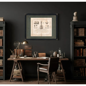 Diagram of the Federal Government or the Great Republic of the United States — Framed Wall Art Room View | Bella Frye