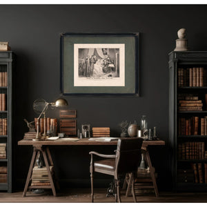 Death of Death of Harrison April 4 1841 1841 — Framed Wall Art Room View | Bella Frye