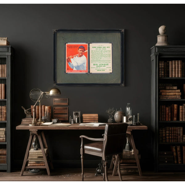 Goudey Babe Ruth 149 5aa73 — Framed Wall Art Room View | Bella Frye