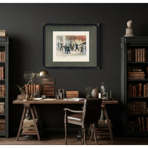 Awful Explosion of the Peace Maker on Board the Us Steam Frigate Princeton O — Framed Wall Art Room View | Bella Frye