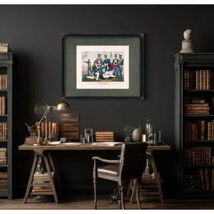 Death of Colonel Clay Battle of Buena Vista Febuary 23rd 1847 1847 — Framed Wall Art Room View | Bella Frye