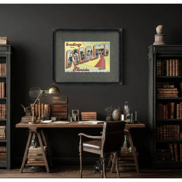 Florida Miami — Framed Wall Art Room View | Bella Frye