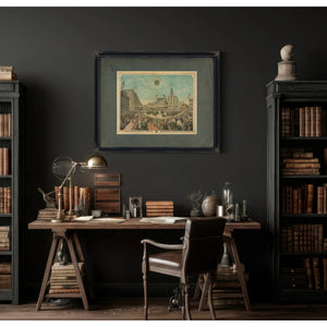 Grand Parade of the Knights Templar Triennial Conclave San Francisco August — Framed Wall Art Room View | Bella Frye