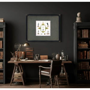 Souvenir Square Usa 1912 — Framed Wall Art Room View | Bella Frye