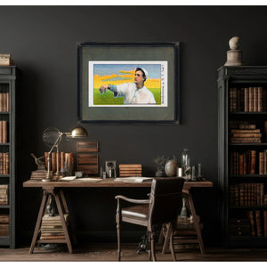 E92 Dockman and Sons Christy Mathewson — Framed Wall Art Room View | Bella Frye