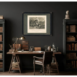 Death of Pakenham at the Battle of New Orleans 186 — Framed Wall Art Room View | Bella Frye