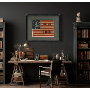 Lincoln and Hamlin 186 1 — Framed Wall Art Room View | Bella Frye
