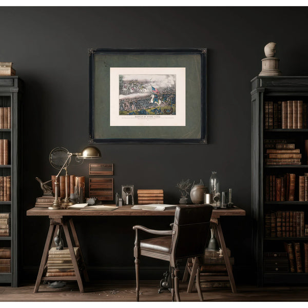 Battle of Buena Vista 19th Century — Framed Wall Art Room View | Bella Frye