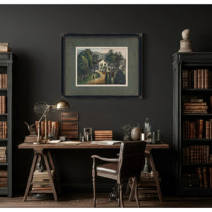 Chappaqua Farm West Chester County Ny the Residence of the Hon Horace Greely — Framed Wall Art Room View | Bella Frye