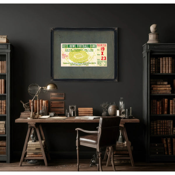 Rose Bowl Ticket 634918929 66fd9c — Framed Wall Art Room View | Bella Frye