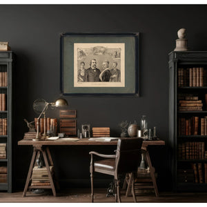 General John Alexander Logan Family 1887 — Framed Wall Art Room View | Bella Frye
