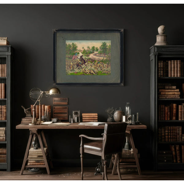 Battle of Quingua Phil I April 23 1899 1899 — Framed Wall Art Room View | Bella Frye