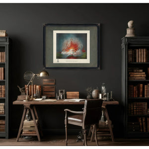 Explosion of the Maine 1898 — Framed Wall Art Room View | Bella Frye