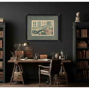 The Grand Marquee Radio Citys Luminous Throng — Framed Wall Art Room View | Bella Frye