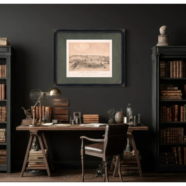 Fort Mitchell 19th Century — Framed Wall Art Room View | Bella Frye