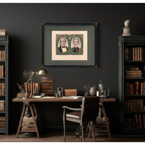 Lewis Cass Democratic Candidate for President 1848 — Framed Wall Art Room View | Bella Frye