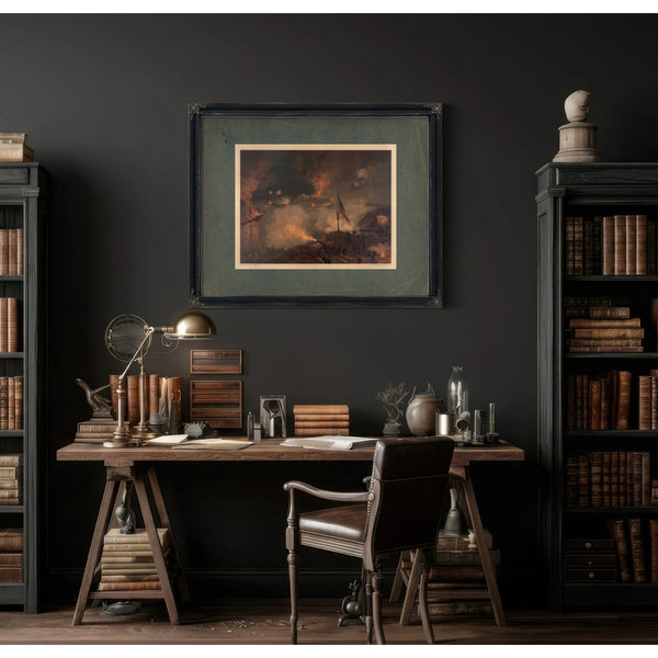 Battle of Port Hudson 1887 — Framed Wall Art Room View | Bella Frye