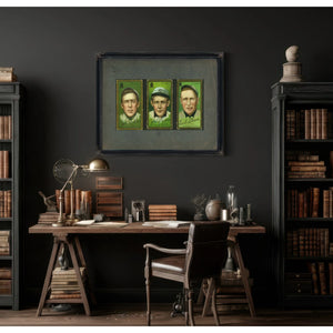 Joe Tinker Chicago Cubs Baseball Card Portrait 2 — Framed Wall Art Room View | Bella Frye