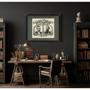 Grand National Democratic Banner_ 188 188 — Framed Wall Art Room View | Bella Frye