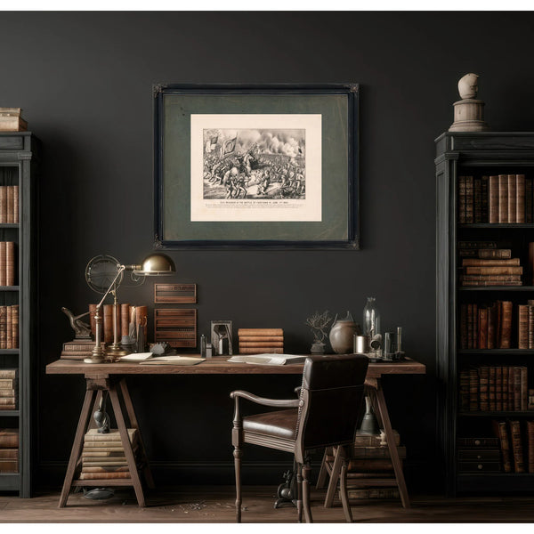 General Meagher at the Battle of Fair Oaks Va June 1st 1862 1862 — Framed Wall Art Room View | Bella Frye